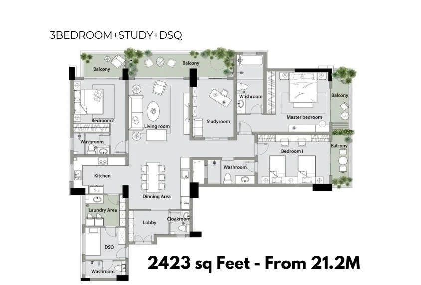 Luxurious 1, 2, 3 & 4 Bedroom Apartments For Sale in Westlands